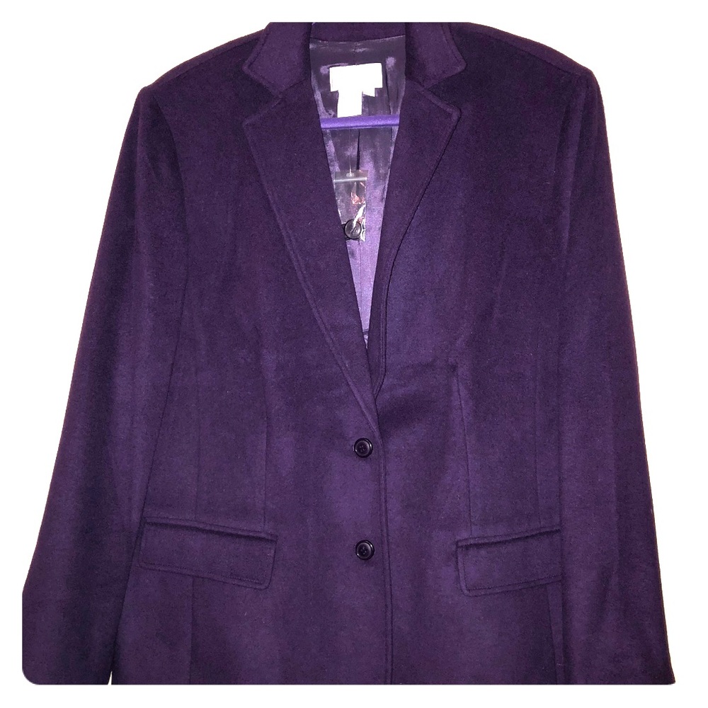 💜 BEAUTIFUL Purple Spiegel blazer, 18W. NWT
